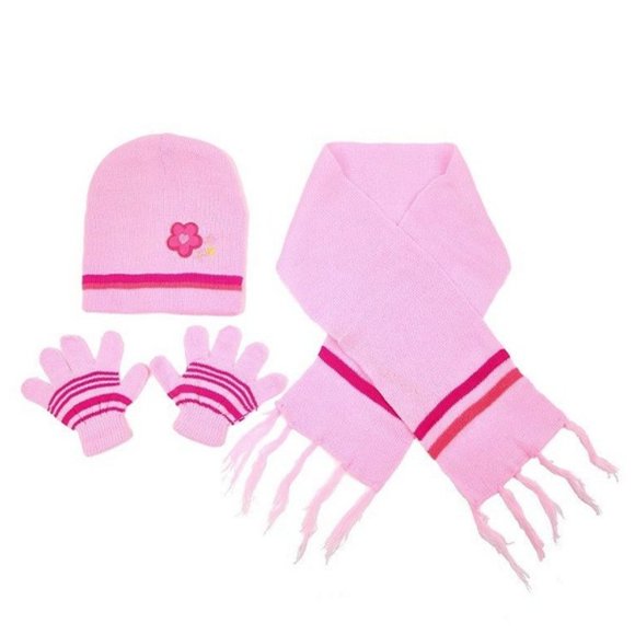 Kids Beanie Glove & Scarf Set - Picture 1 of 2